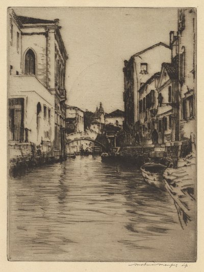 Lucianos bro, Canal Grande av Mortimer Menpes