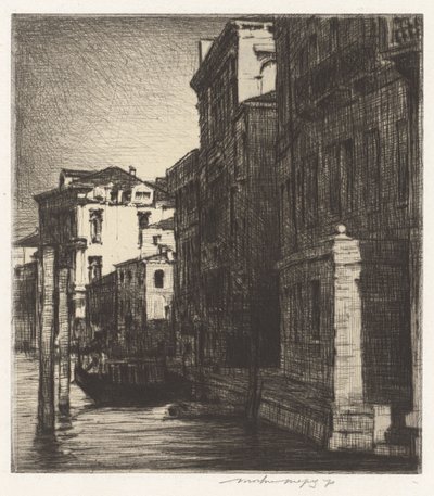 Sen eftermiddag, Venedig av Mortimer Menpes