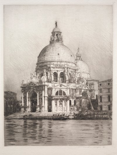 Santa Maria Della Salute #1, 1910. av Mortimer Menpes