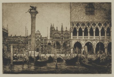 Markusplatsen i Venedig av Mortimer Menpes