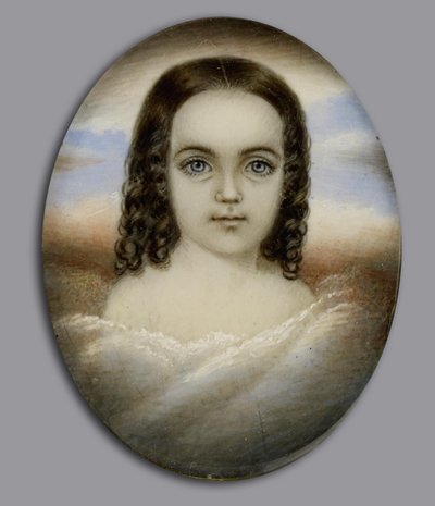 Porträtt av en flicka av Moses B. Russell