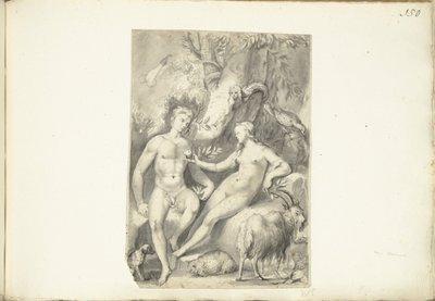 Adam en Eva av Moses Ter Borch