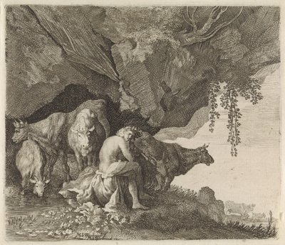 Apollo sköter Admetus flock av Moyses van Wtenbrouck