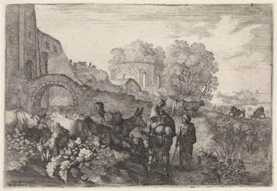 Landskap med resenärer Arkadiska landskap (serietitel) av Moyses van Wtenbrouck