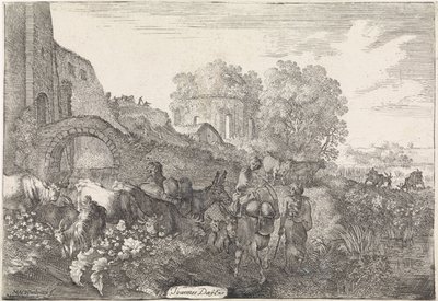 Landskap med resenärer Arkadiska landskap (serietitel) av Moyses van Wtenbrouck