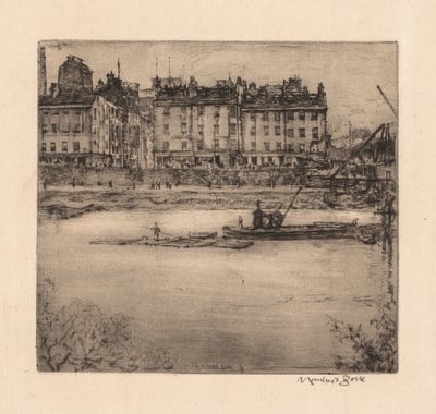 Etsningar av Glasgow: Gorbals av Muirhead Bone