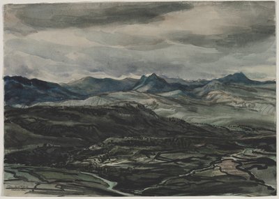 Stormväder, Ronda, Spanien av Muirhead Bone