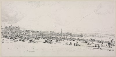 Weymouth Bay, högsäsong av Muirhead Bone