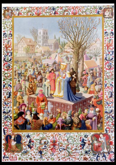 Början på julspelet Omslag till The Illustrated London News av Muriel Broderick
