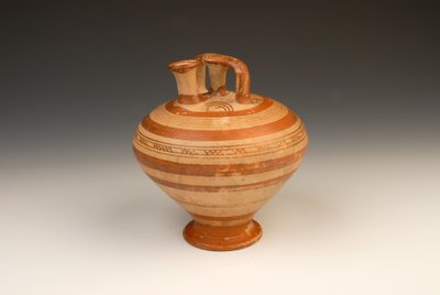 Pot Ewer, 1300-1200 f.Kr. (terrakotta) av Mycenaean