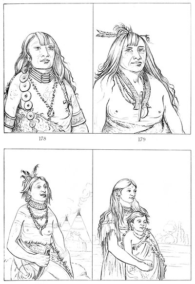 Kiowas, 1841. av Myers and Co
