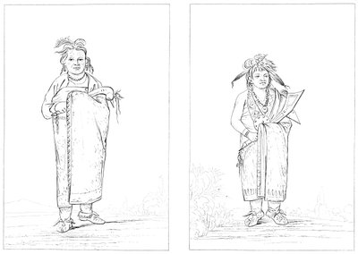 Winnebagoes, 1841. av Myers and Co