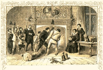 Ceremoni för julafton av Myles Birket Foster