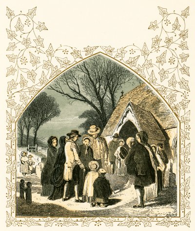 Julmorgon av Myles Birket Foster