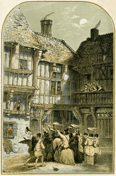 Mummers Play/Mumning av Myles Birket Foster