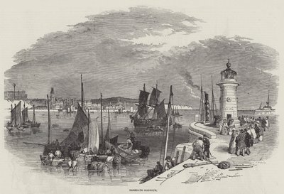Ramsgate hamn av Myles Birket Foster