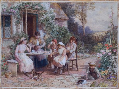 Dags för te av Myles Birket Foster