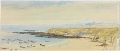 Tynemouth från Cullercoats (kroppsfärg) av Myles Birket Foster