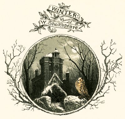 Winter af William Shakespeareswed av Myles Birket Foster