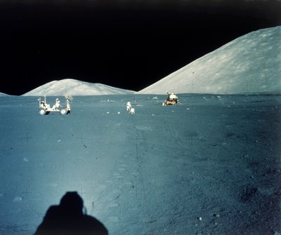 Månlandningsplats, Apollo 17-uppdrag, december 1972. av NASA Images
