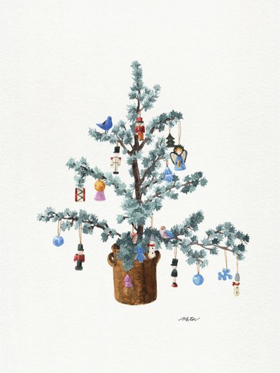 Festlig julgran i kruka av NKTN