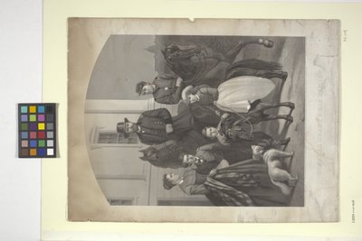 General Grant und seine Familie von N. and Ives J.M. (1824-95) Currier