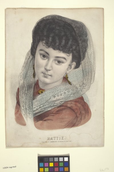 Hattie von N. and Ives J.M. (1824-95) Currier