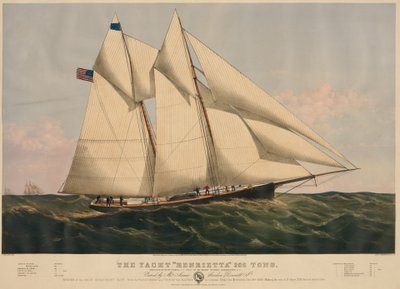 Yachten "Henrietta" 205 ton av Currier and Ives