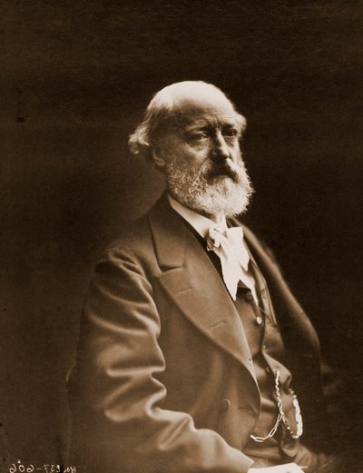 Porträtt av Eugene Viollet-le-Duc (Viollet le Duc) (1814-1879), arkitekt och akvarell 1814-1879 (foto) av Nadar