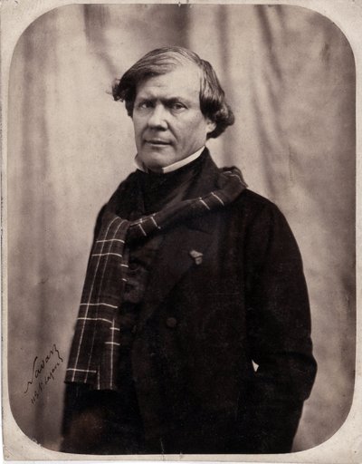 Porträtt av Paul Lacroix sa P.L. Jacob bibliofil (1806-1884) av Nadar