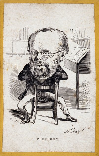 Portraits-charge (portraits charge) av Pierre-Joseph Proudhon (Pierre Joseph Proudhon av Nadar