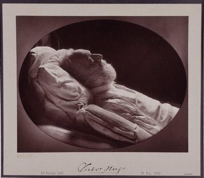 Victor Hugo på sin dödsbädd, 22 maj av Nadar