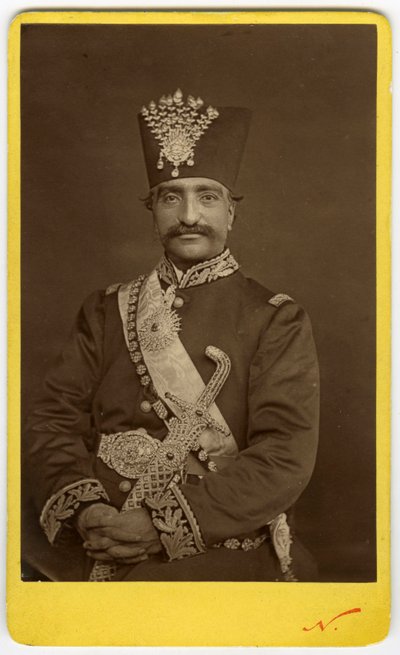 Celebre fotografi av Shahen av Iran av Nadar