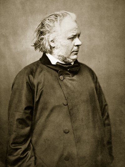 Honore Daumier (sepiafoto) av Nadar