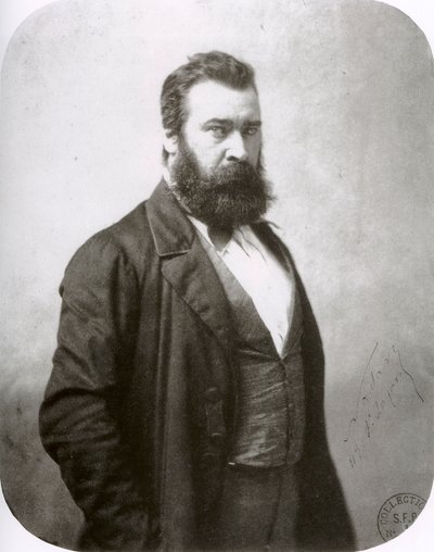 Jean-François Millet, fransk målare, c1860-talet av Nadar