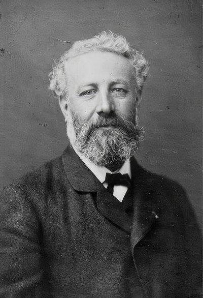 Jules Verne (1828-1905). fransk författare. Omkring 1880 av Nadar