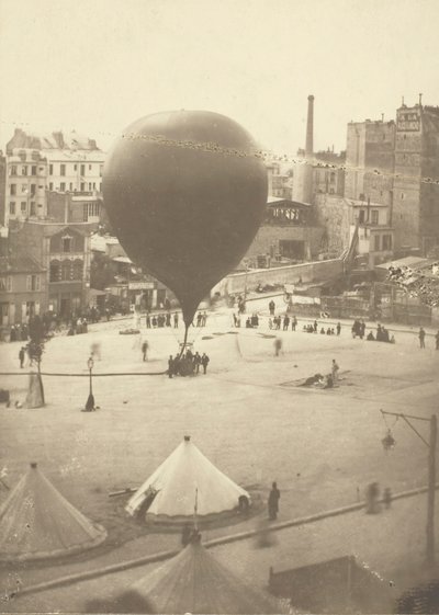 Neptunus, Place Saint-Pierre i Montmartre, 23 september 1870. av Nadar