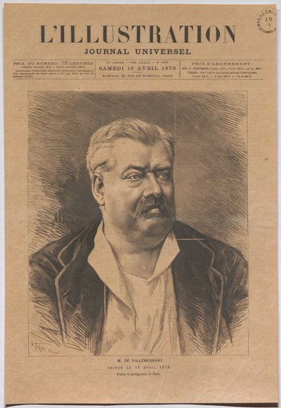 Herr de Villemessant, avliden den 11 april 1879. av Nadar