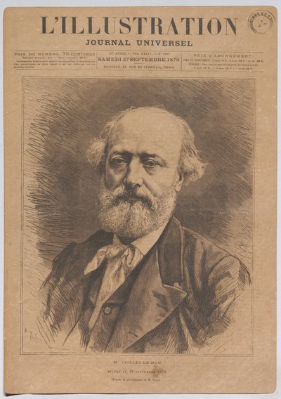 M. Viollet-le-Duc, avliden den 18 september 1879 av Nadar