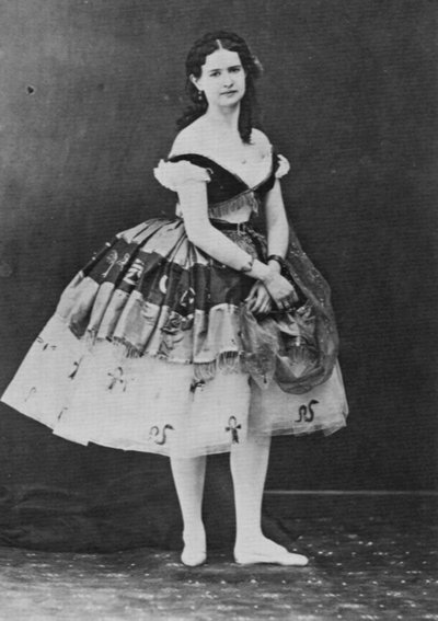 Maria Surovshchikova-Petipa, rysk balettdansös, c1861 av Nadar