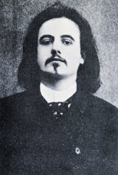 Porträtt av Alfred Jarry, 1896 av Nadar