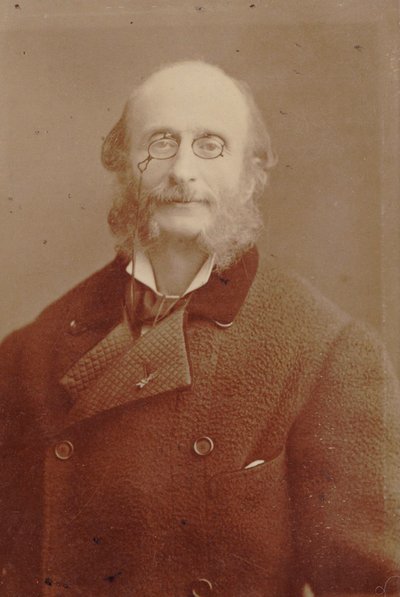 Porträtt av Jacques Offenbach 1819-1880, 1870. av Nadar