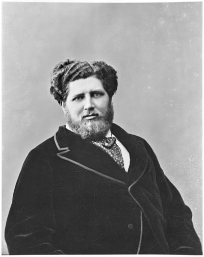 Porträtt av Monsieur de Tourguenef (bw foto) av Nadar
