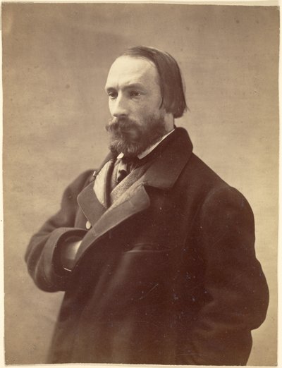 Auguste Vacquerie, författare av Nadar [Gaspard Félix Tournachon]