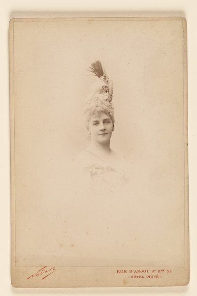 [Grevinnan Hélène de Pourtalès] av Nadar [Gaspard Félix Tournachon]