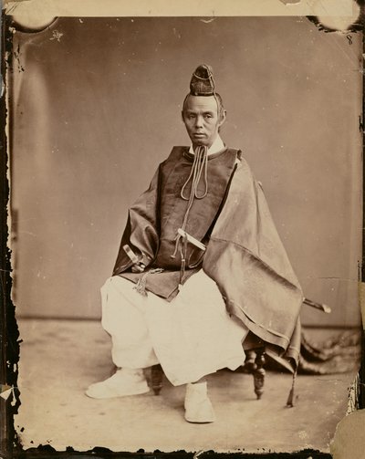 [Japansk man] av Nadar [Gaspard Félix Tournachon]