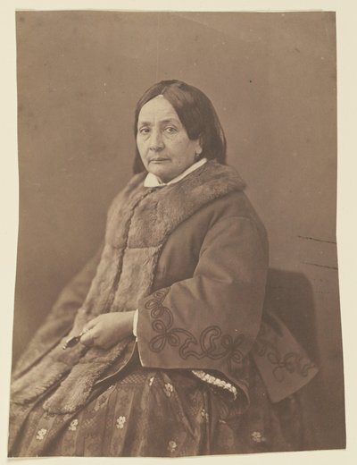 Fru Eugénie Niboyet av Nadar [Gaspard Félix Tournachon]
