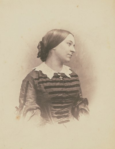 [Porträtt av okänd kvinna] av Nadar [Gaspard Félix Tournachon]