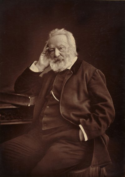 Victor Hugo av Nadar [Gaspard Félix Tournachon]