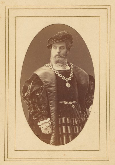 Worms [fransk skådespelare] av Nadar [Gaspard Félix Tournachon]